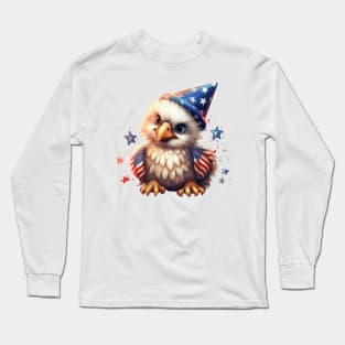 4th of July Baby Bald Eagle #3 Long Sleeve T-Shirt